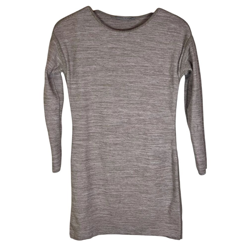 Athleta Sweater Cotton Blend Stretchy Dress Long Sleeve Size Medium Super Comfy